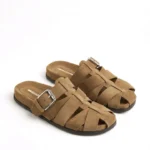 CORINA Γυναικεία σαμπό 6412 Camel - Image 4